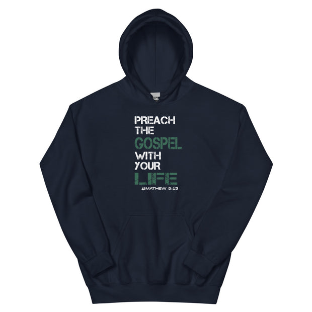 Preach The Gospel and Fear Not Classic Hoodie - Front and Back Print