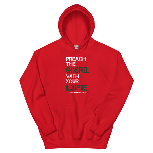 Preach The Gospel and Fear Not Classic Hoodie - Front and Back Print