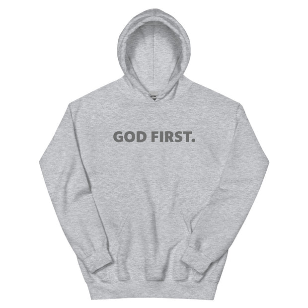 God First - Revelations 22:20 Quote - Grey Print